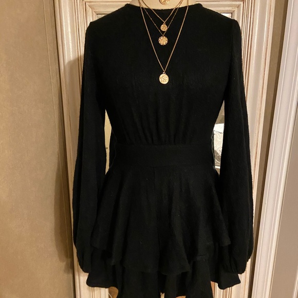 NWT Open-back Sweater Romper - Picture 2 of 6